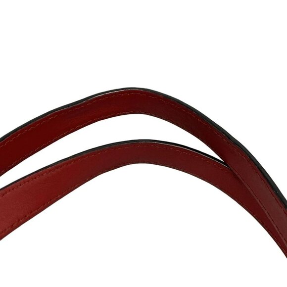 Auth PRADA - Red Leather Tote Bag - Picture 7 of 16